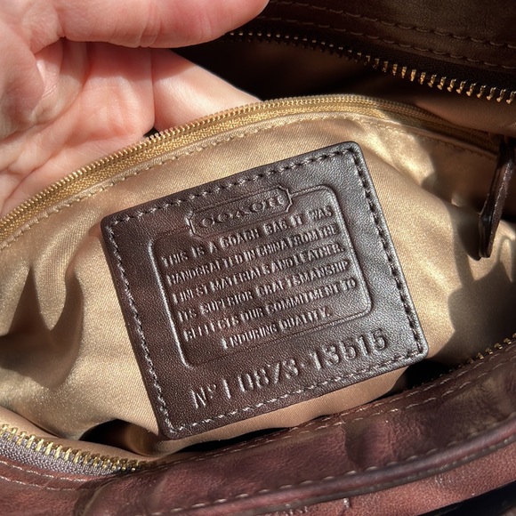 SOLD - Coach Zoe Hobo Patchwork Shoulder Bag - Picture 8 of 11